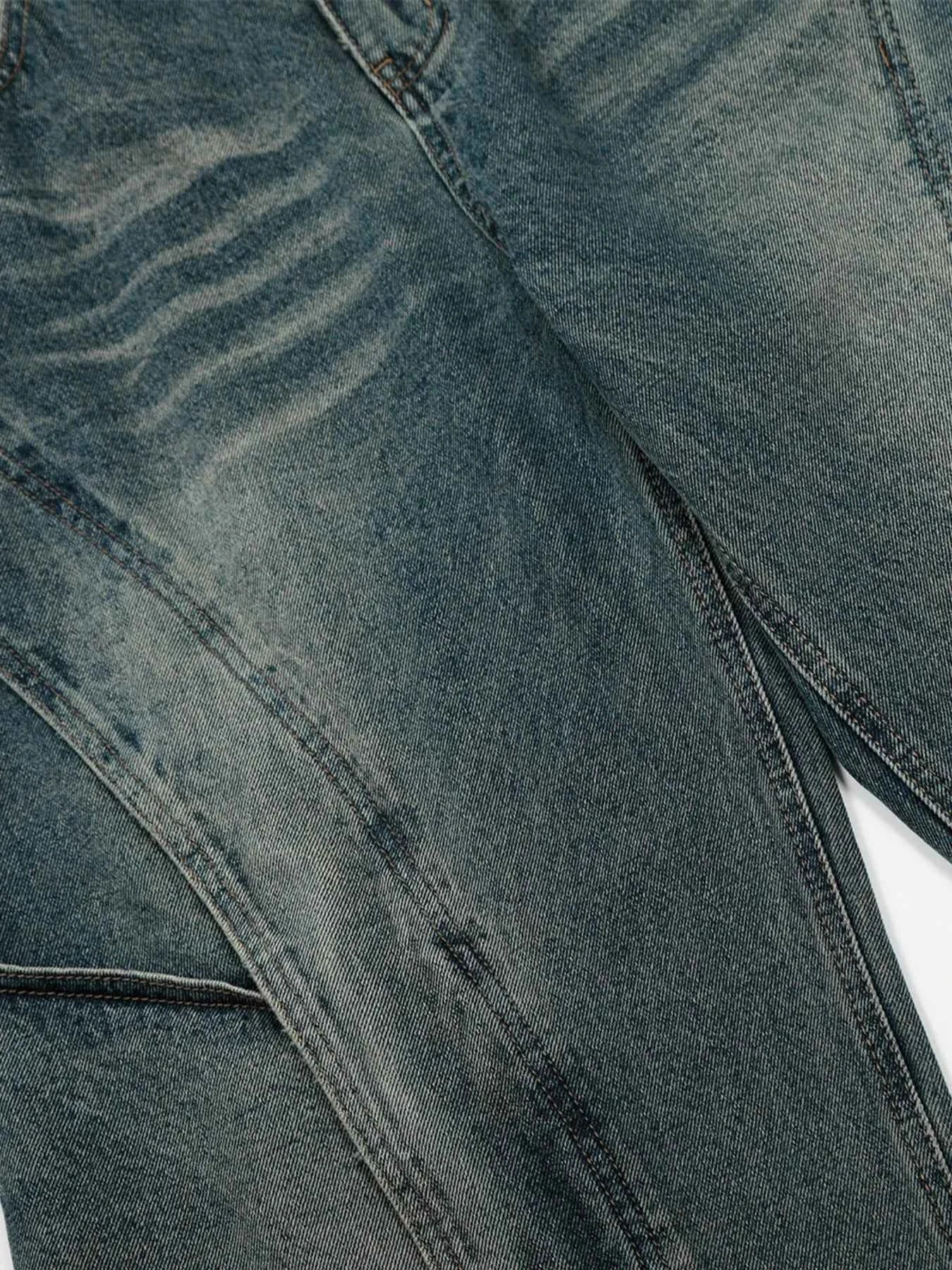 Men's Vintage Washed Wide Leg Baggy Jeans